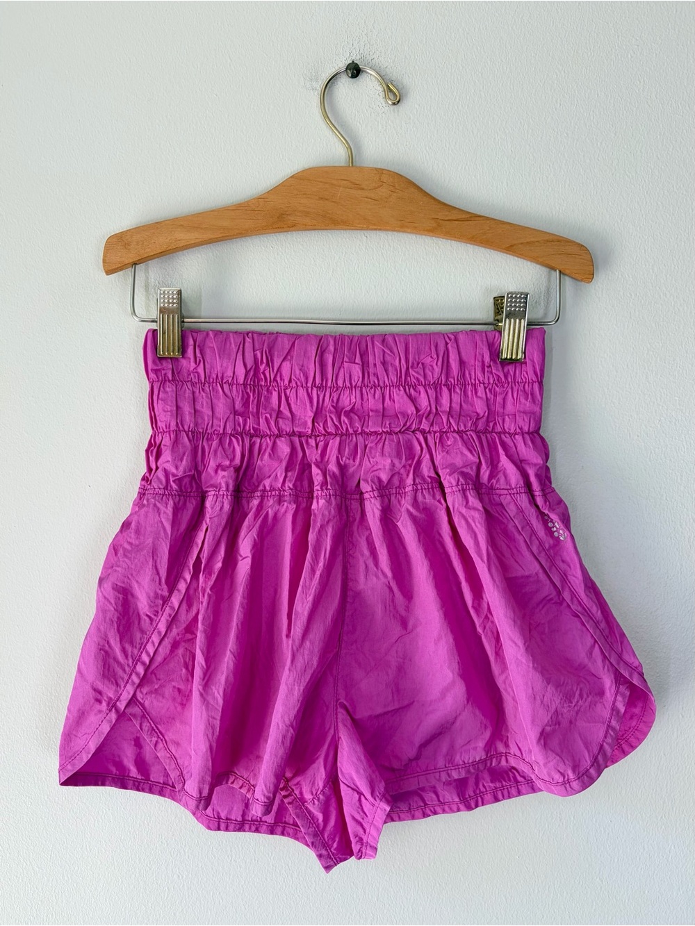 FP Movement The Way Home Athletic Shorts in Purple/Pink Color